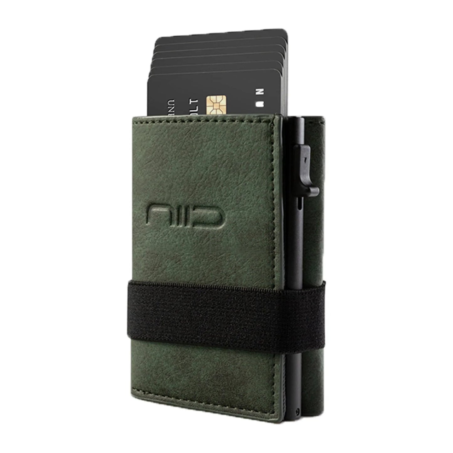 NIID Slide II Vegan Leather Mini Wallet Gray