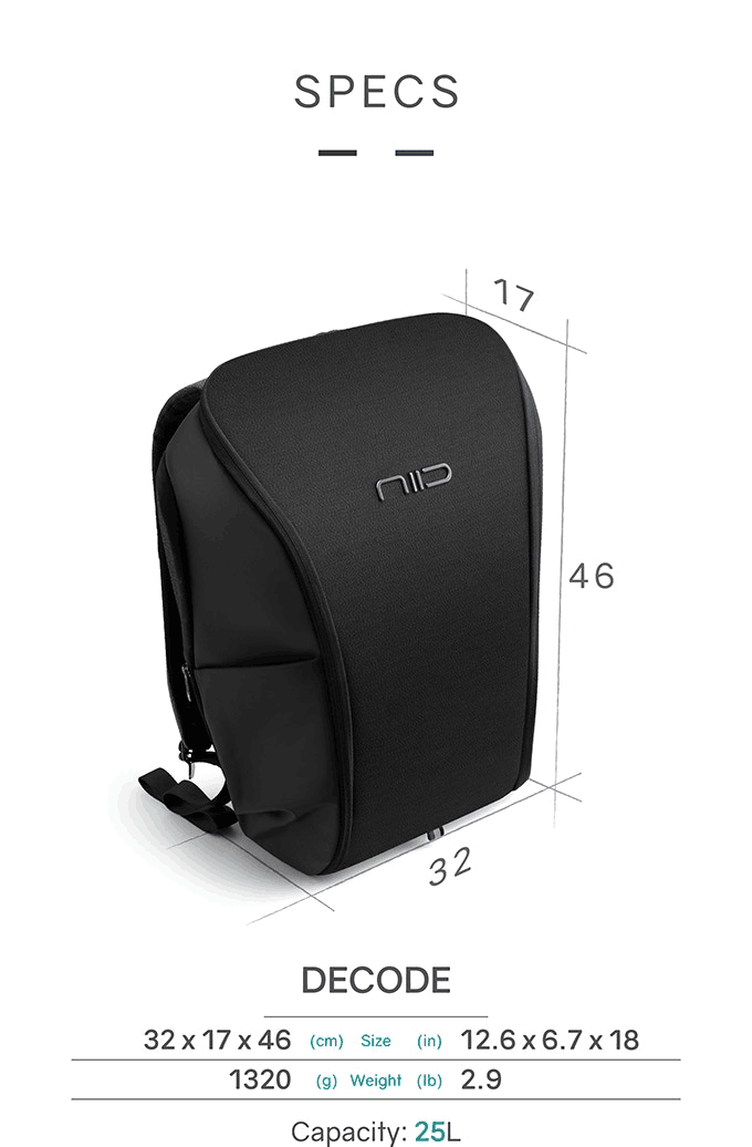 NIID DECODE BACKPACK