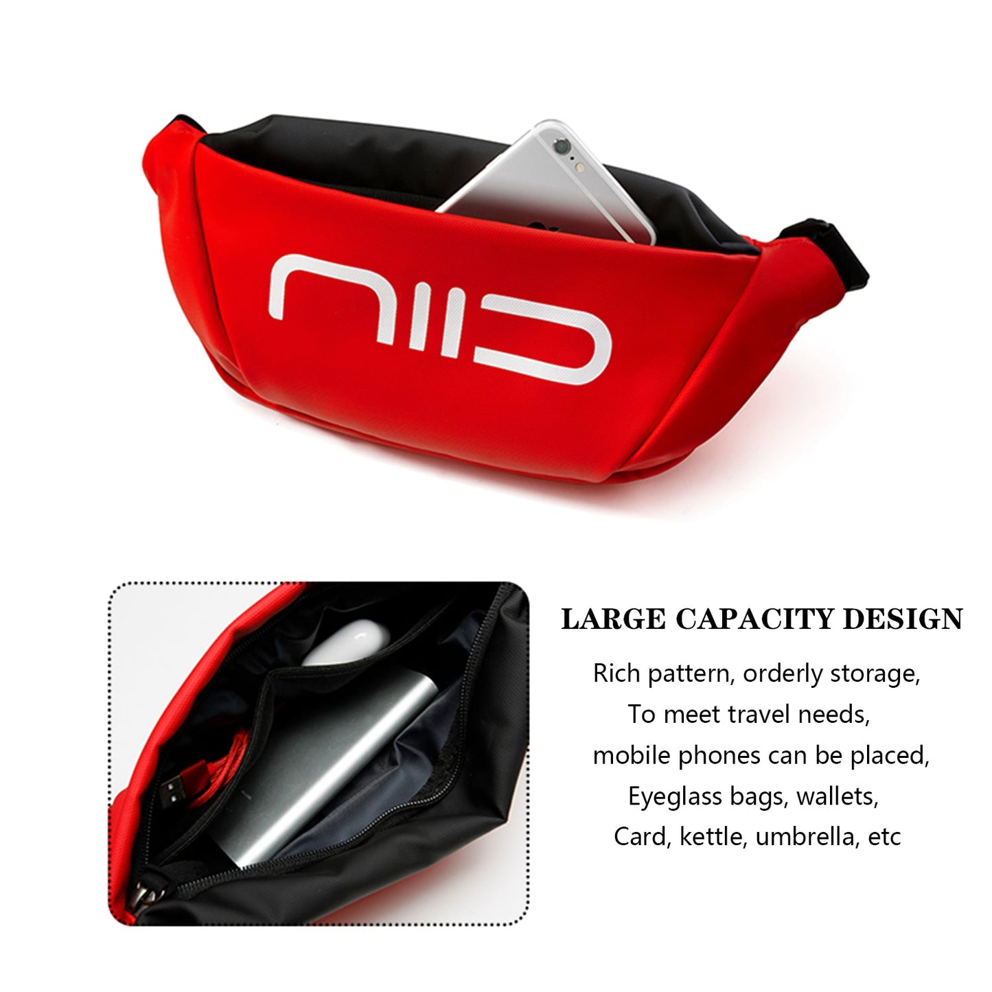 NIID Statements S3 Chest Bag Black